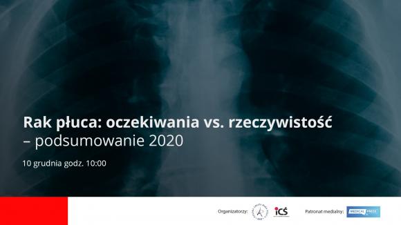 Rak płuca: oczekiwania vs rzeczywistość - podsumowanie roku 2020