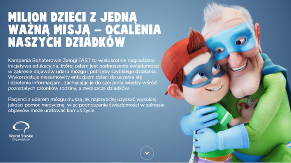 Rusza polska edycja międzynarodowej kampanii FAST Heroes Troska i wiedza najlepszym prezentem dla babć i dziadków w dniu ich święta!