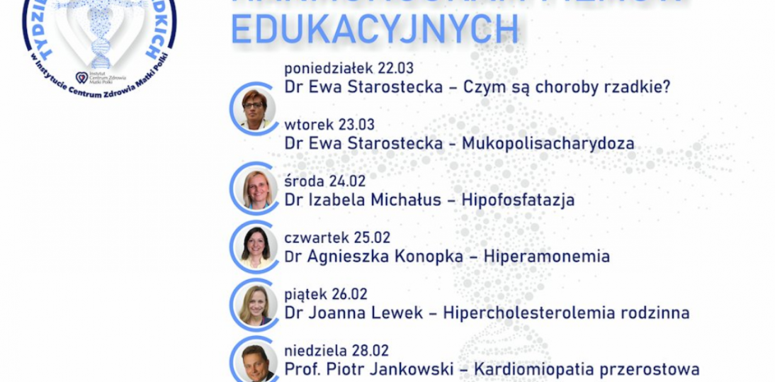 Tydzień Chorób Rzadkich z Instytutem Centrum Zdrowia Matki Polki w Łodzi