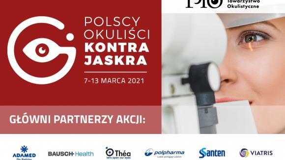 V edycja ogólnopolskiej akcji bezpłatnych badań przesiewowych w kierunku jaskry – Polscy Okuliści Kontra Jaskra