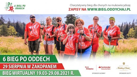 Kolejna szansa dla chorych na mukowiscydozę – ruszają zapisy na 6. Bieg po Oddech