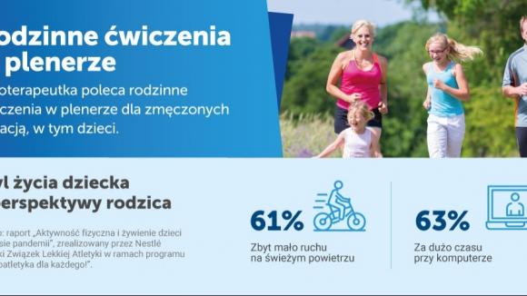 Nareszcie wiosna! Fizjoterapeutka poleca rodzinne ćwiczenia w plenerze dla zmęczonych przymusową izolacją