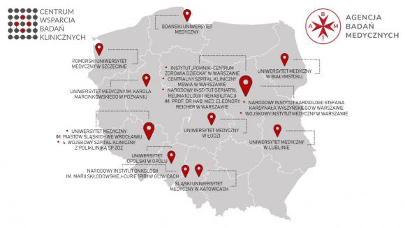 Wyniki konkursu CWBK 2021: Polska Sieć Badań Klinicznych rozszerza się o nowe centra prowadzące badania kliniczne
