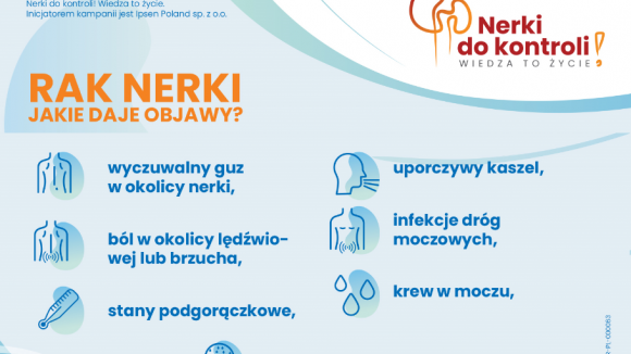 Nerki do kontroli! Wiedza to życie - startuje kampania edukacyjna na temat raka nerki