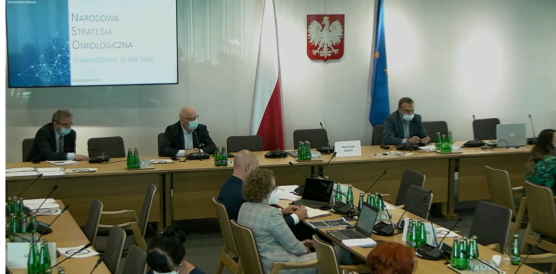 Posiedzenie Sejmowej Komisji Zdrowia - sprawozdanie z realizacji NSO w 2020 r.