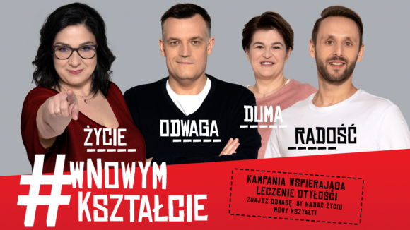 Znajdź odwagę by nadać życiu nowy kształt! - wystartowała kampania społeczna wspierająca leczenie otyłości