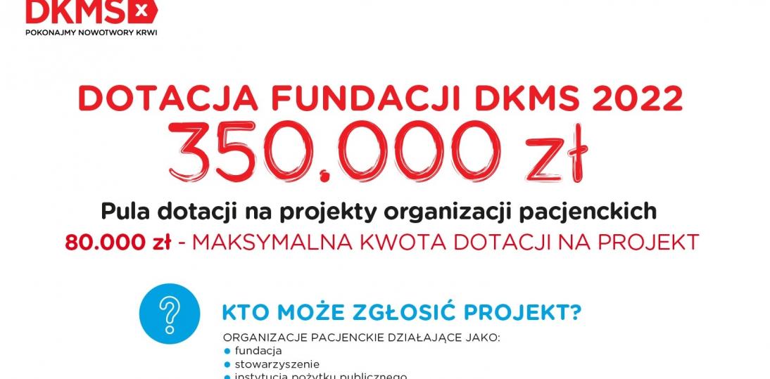 Dotacja Fundacji DKMS – startuje nowa inicjatywa dla organizacji wspierających pacjentów hematologicznych