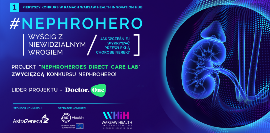 Nephrohero – Doctor.One laureatem pierwszego konkursu w ramach Warsaw Health Innovation Hub