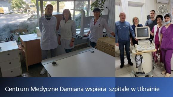 Centrum Medyczne Damiana ze stałym wsparciem dla Ukrainy