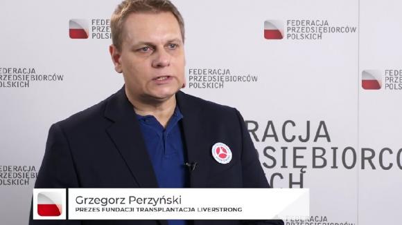 Grzegorz Perzyński, prezes Fundacji Transplantacja LIVERstrong: Donacja organów ratuje życie