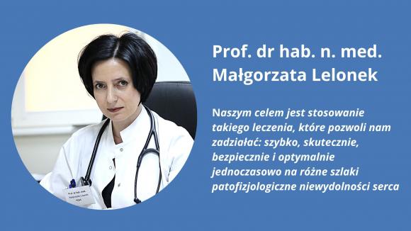 Prof. Małgorzata Lelonek: Upraszczanie leczenia niewydolności serca to trend w wytycznych