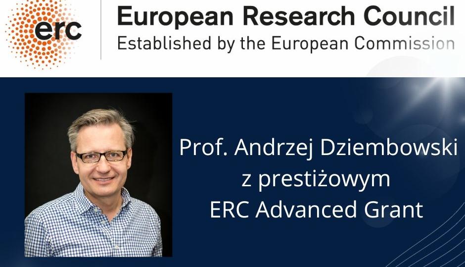 Prof. Andrzej Dziembowski z prestiżowym ERC Advanced Grant na badania mechanizmów procesowania mRNA w komórkach i całym organizmie