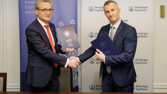 Nawiązanie współpracy między Warszawskim Uniwersytetem Medycznym i firmą Boehringer Ingelheim