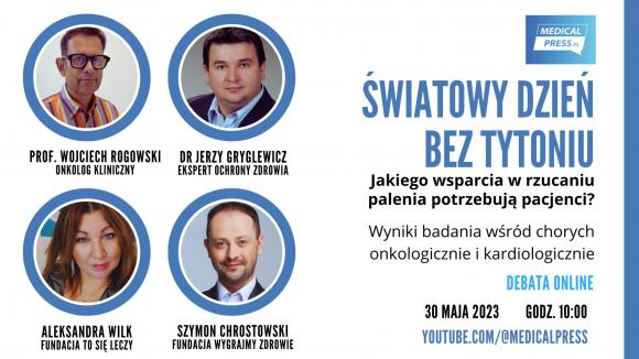 Światowy Dzień Bez Tytoniu. Jakiego wsparcia potrzebują pacjenci? (debata)