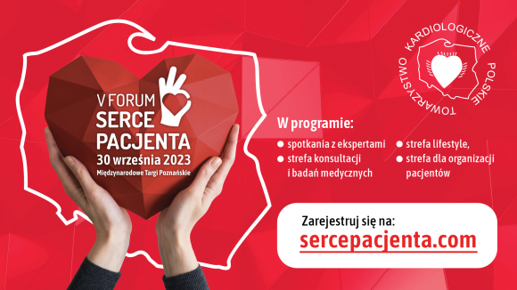 V Forum Serce Pacjenta: otwarte spotkanie z kardiologami już 30 września w Poznaniu!