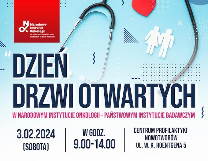 Biała Sobota 3 luty w Narodowym Instytucie Onkologii w Warszawie zaprasza na bezpłatne badania profilaktyczne!!!