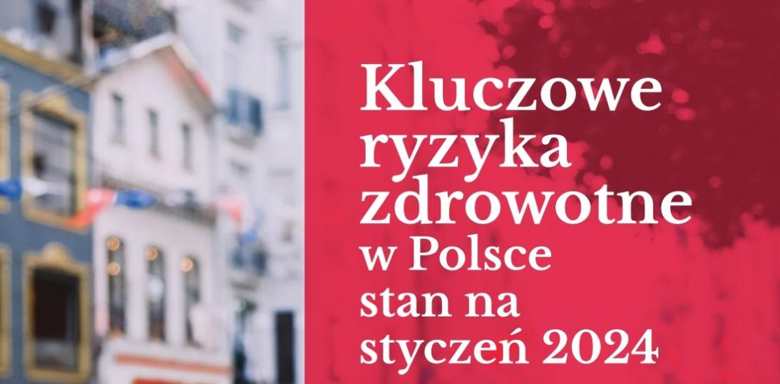 Kluczowe ryzyka zdrowotne w Polsce, stan na styczeń 2024 - nowy raport Instytutu Człowieka Świadomego