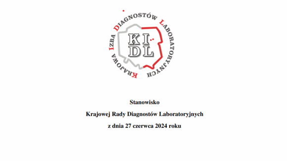 Stanowisko Krajowej Rady Diagnostów Laboratoryjnych w sprawie wysokości maksymalnego wynagrodzenia konsultantów krajowych i wojewódzkich