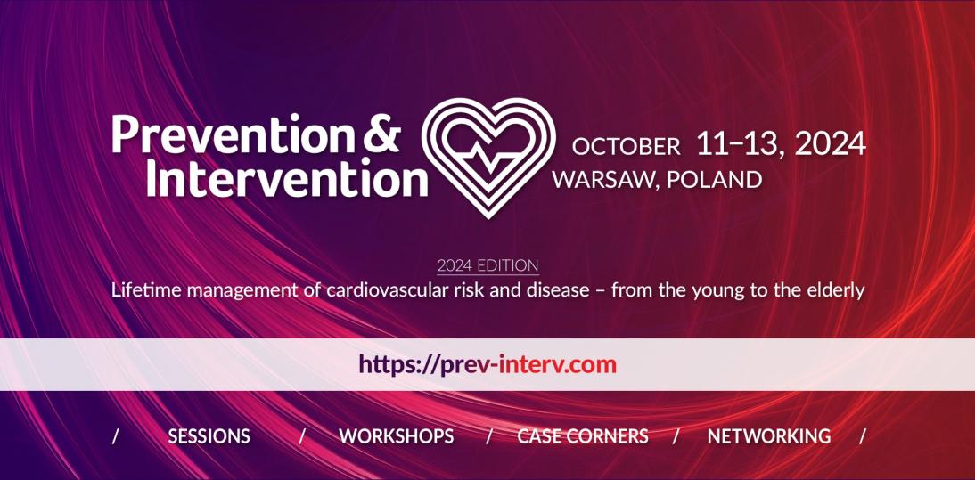 Zdrowe serce przez całe życie - konferencja Prevention & Intervention 2024