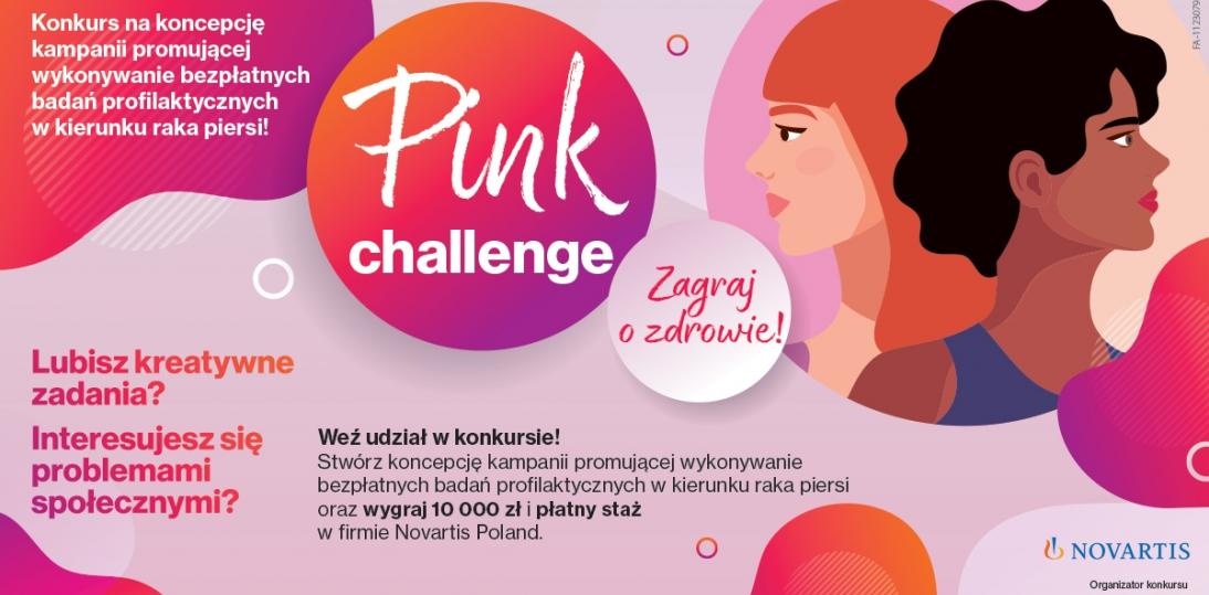 Novartis Poland startuje z konkursem - „Pink Challenge. Zagraj o zdrowie”!