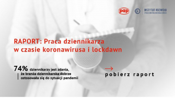 Raport: Pandemia wymusiła zmiany w zawodzie dziennikarza