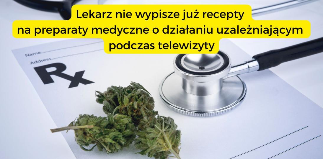 Preparaty medyczne o działaniu uzależniającym tylko po osobistym zbadaniu pacjenta przez lekarza