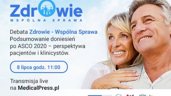 Podsumowanie doniesień po ASCO 2020 z perspektywy pacjentów i klinicystów - zaproszenie na debatę online 8.07.20