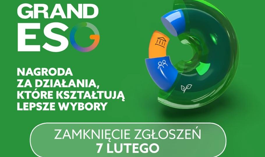 Konkurs Grand ESG – przedłużenie terminu przyjmowania zgłoszeń do 7 lutego