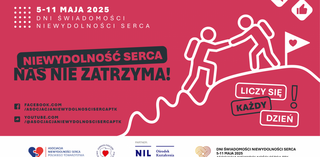 Niewydolność serca nas nie zatrzyma - trwają Dni Świadomości NS