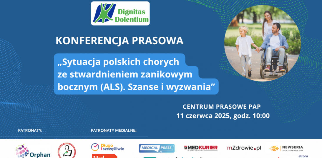 Szansa dla chorych z ALS. Eksperci, pacjenci i decydenci spotkają się w Warszawie