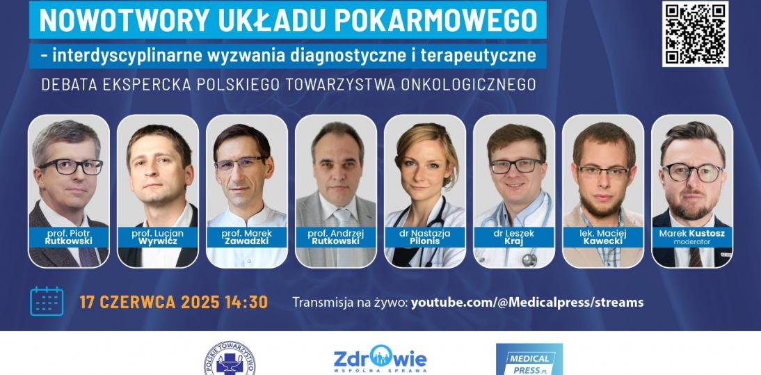 Nowotwory układu pokarmowego – interdyscyplinarne wyzwania diagnostyczne i terapeutyczne (debata ekspercka)