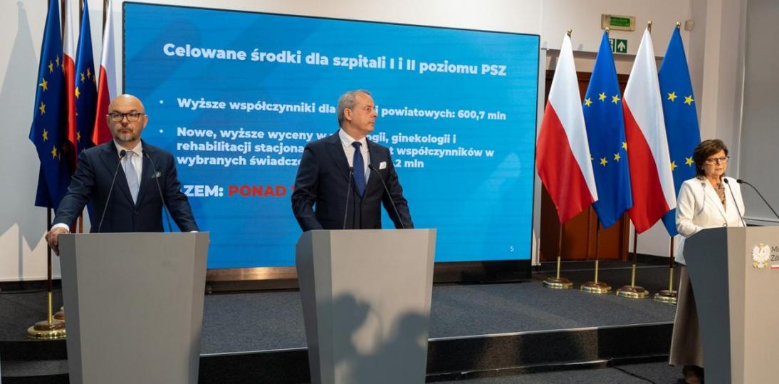 18 mld zł dla ochrony zdrowia: nowe finansowanie, wyższe wynagrodzenia i premie dla szpitali