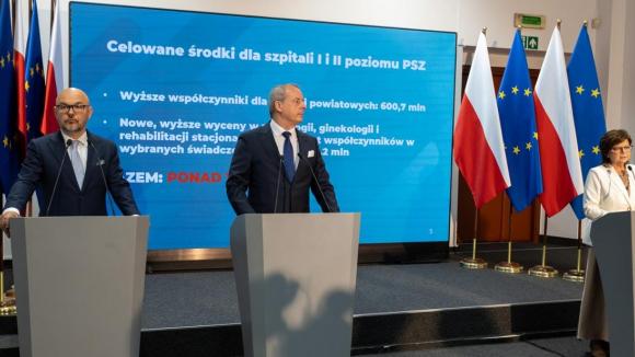 18 mld zł dla ochrony zdrowia: nowe finansowanie, wyższe wynagrodzenia i premie dla szpitali