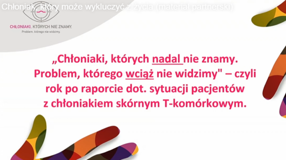 Chłoniak może wykluczyć pacjentów z życia