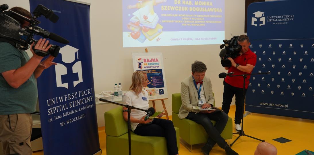 Liczy się moc słowa. Dziennikarze czytają dzieciom w kampanii „Bajka na zdrowie”