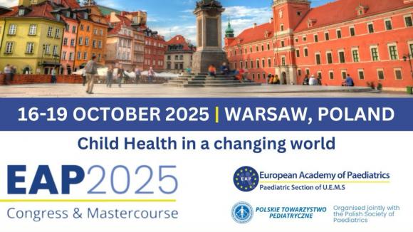 IX Kongres Europejskiej Akademii Pediatrii (EAP 2025) – już za niecałe dwa tygodnie w Warszawie