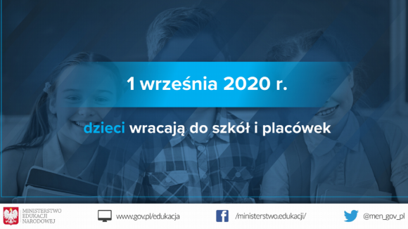 Powrót do szkoły 1 września - nowe wytyczne MEN, GIS i MZ