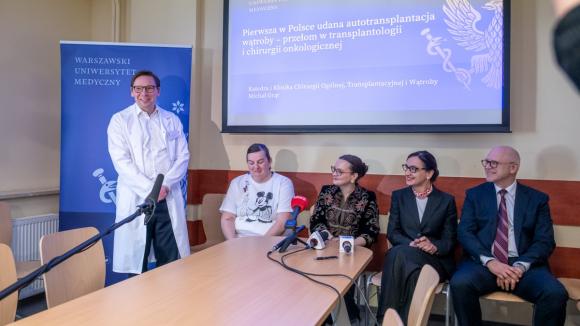 Pierwsza w Polsce operacja usunięcia guza wątroby metodą autotransplantacji