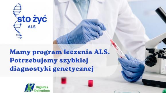ALS ma leczenie, ale liczy się czas. Program lekowy działa, ale kluczowa jest szybka diagnostyka genetyczna