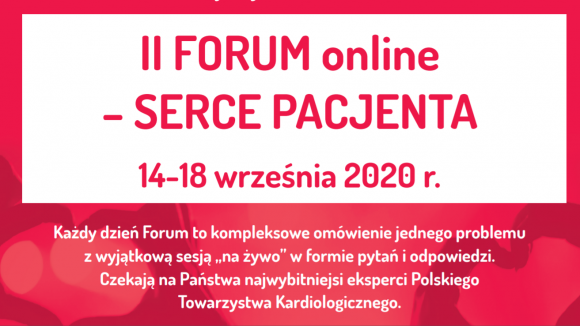 II Forum Serce Pacjenta 14 - 18 września 2020