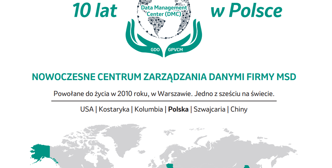 Globalne Centrum Zarządzania Danymi firmy MSD w Polsce – niezwykłe 10 lat napędzane rozwojem medycyny