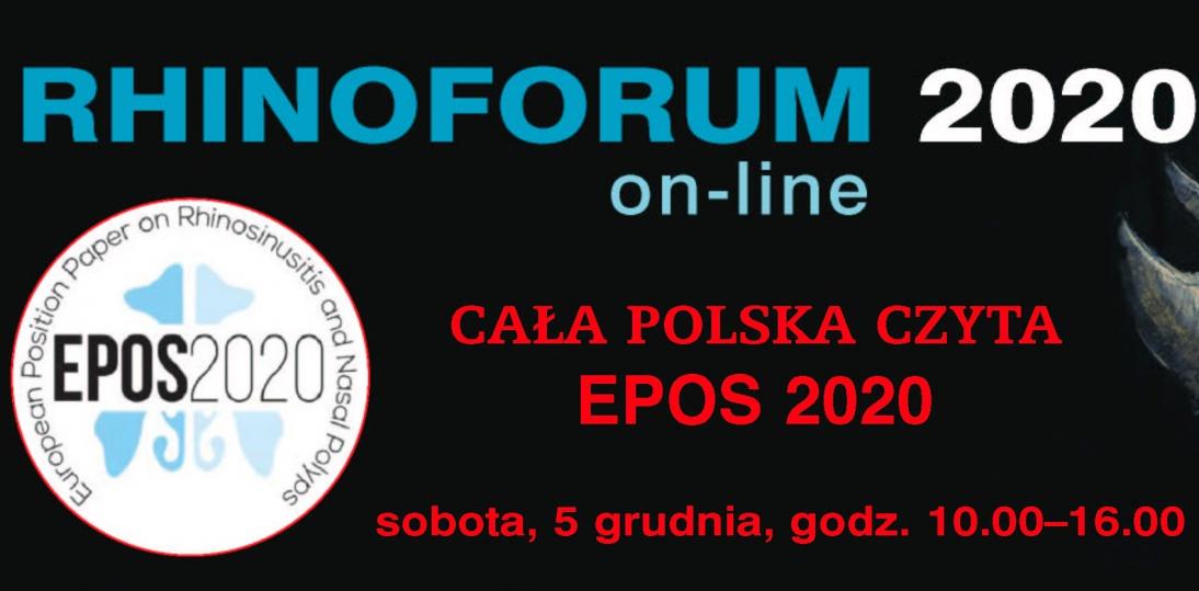 Europejskie Wytyczne na Temat Zapalenia Zatok Przynosowych i Polipów Nosa – EPOS 2020  - zaproszenie na sympozjum