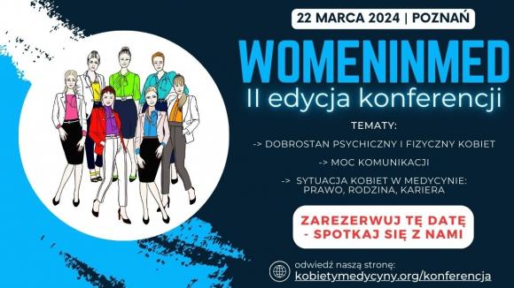 II edycja Konferencji WomenInMed 22 marca 2024 Poznań