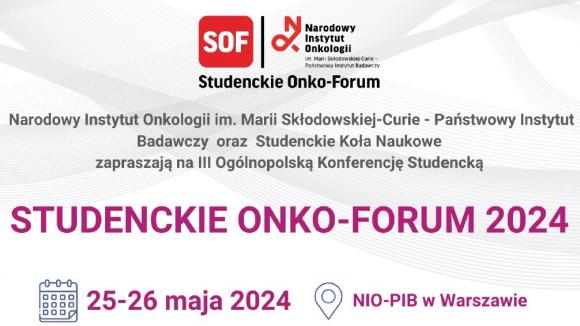 Studenckie Onko-Forum 2024