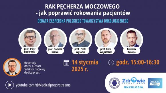 Rak pęcherza moczowego - jak poprawić rokowania pacjentów (debata ekspercka)