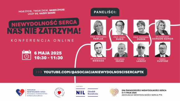 Konferencja „Niewydolność serca nas nie zatrzyma” Dni Świadomości Niewydolności Serca 2025