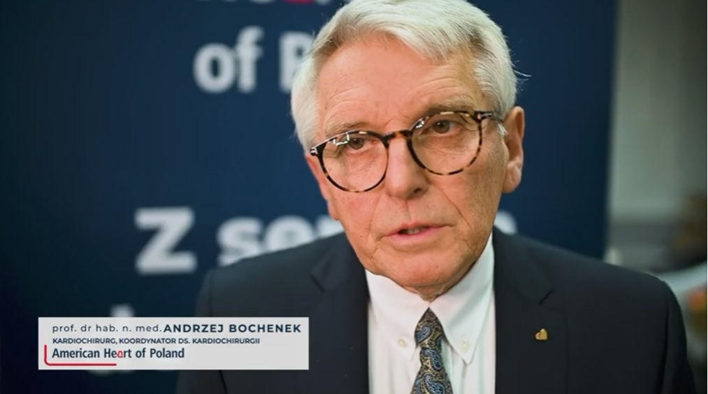 Wizerunek kardiochirurga prof. Andrzeja Bochenka bezprawnie wykorzystany do promocji suplementów