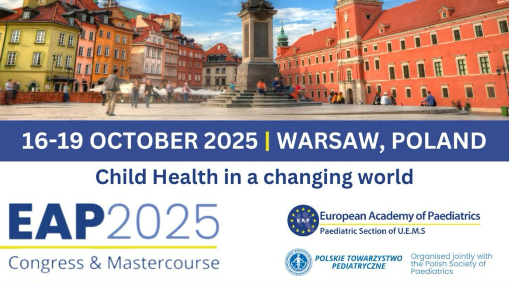 IX Kongres Europejskiej Akademii Pediatrii (EAP 2025) – już za niecałe dwa tygodnie w Warszawie