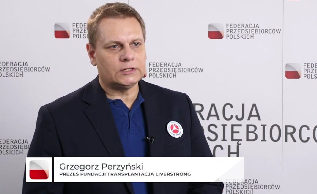 Grzegorz Perzyński, prezes Fundacji Transplantacja LIVERstrong: Donacja organów ratuje życie