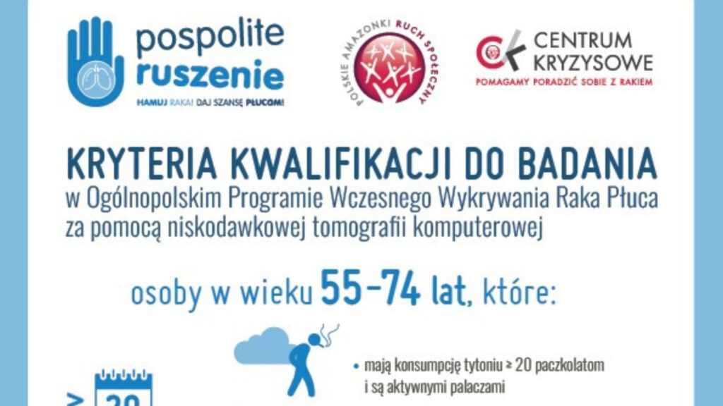 „Pospolite ruszenie. Hamuj raka! Daj szansę płucom!” – rusza nowa odsłona kampanii dla osób z nowotworowymi chorobami płuca